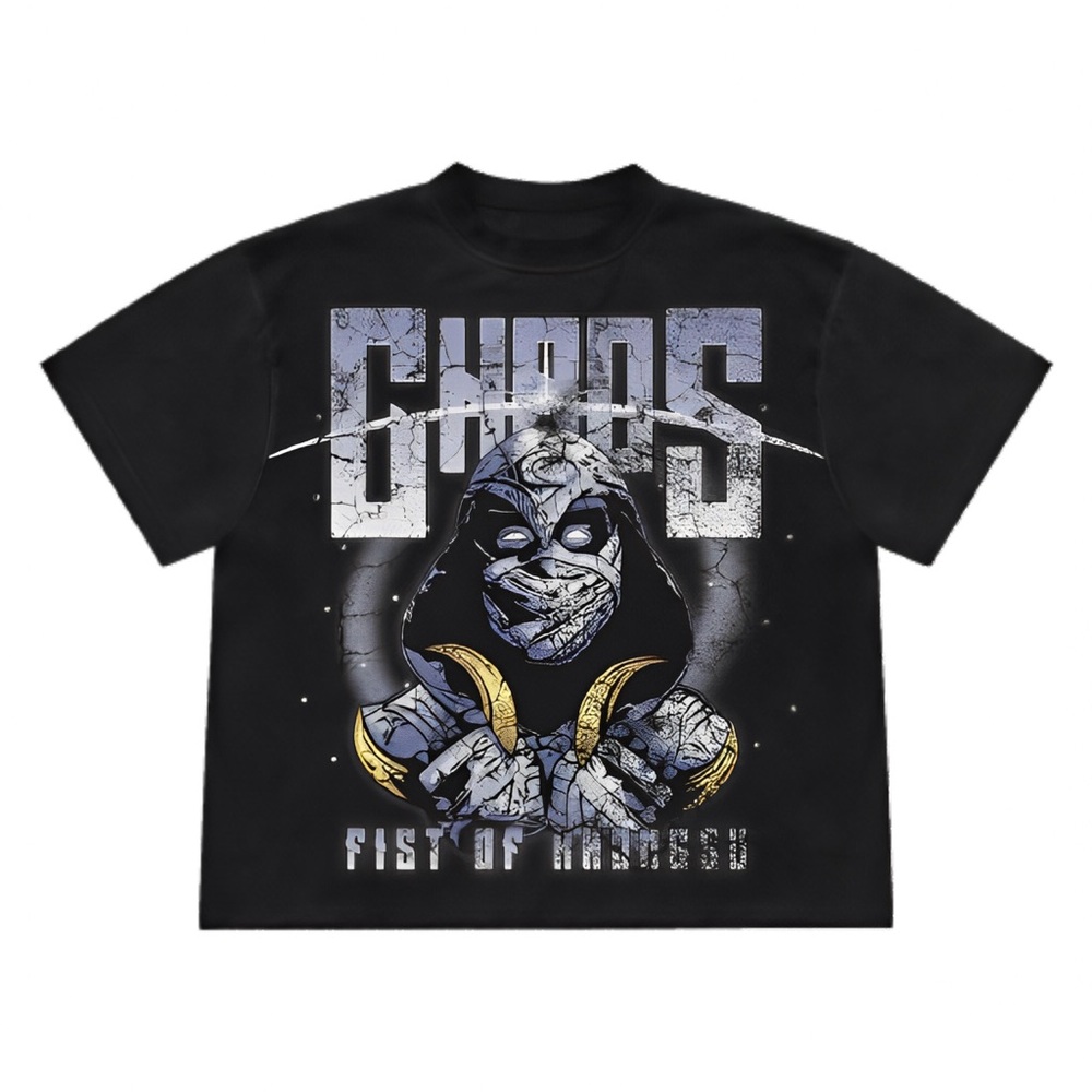 Chaos Black Short Sleeve Graphic Tee